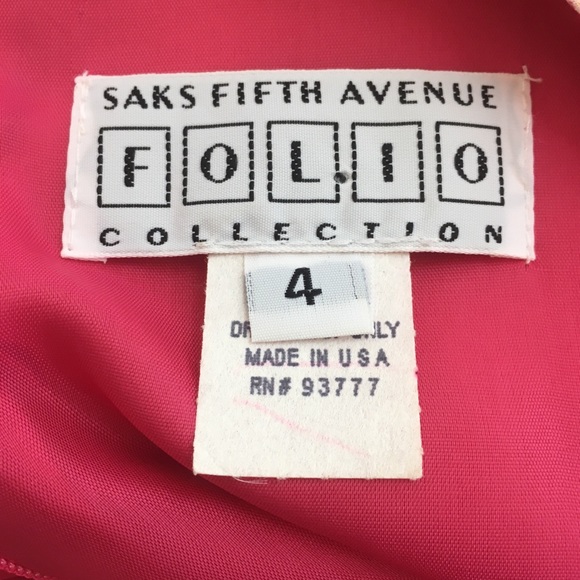 Saks Fifth Avenue Dresses Saks Fifth Avenue Pink Floral Silk